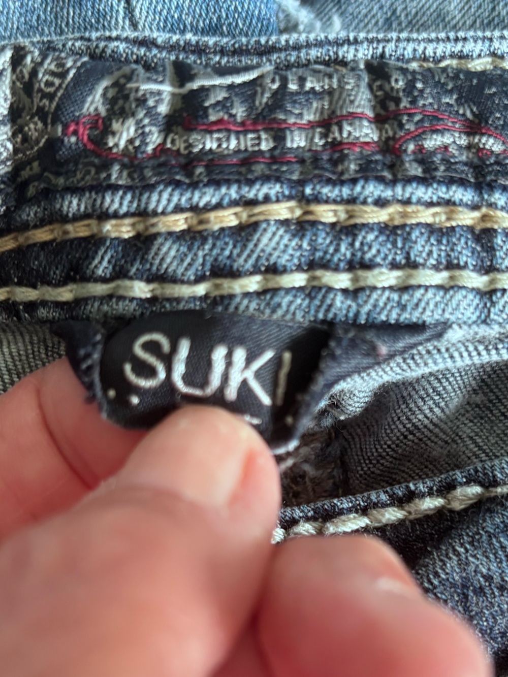 Buckle Silver Suki High Capri Denim Sz 18 Whisking & Fade Stretch - Picture 6 of 8